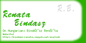 renata bindasz business card